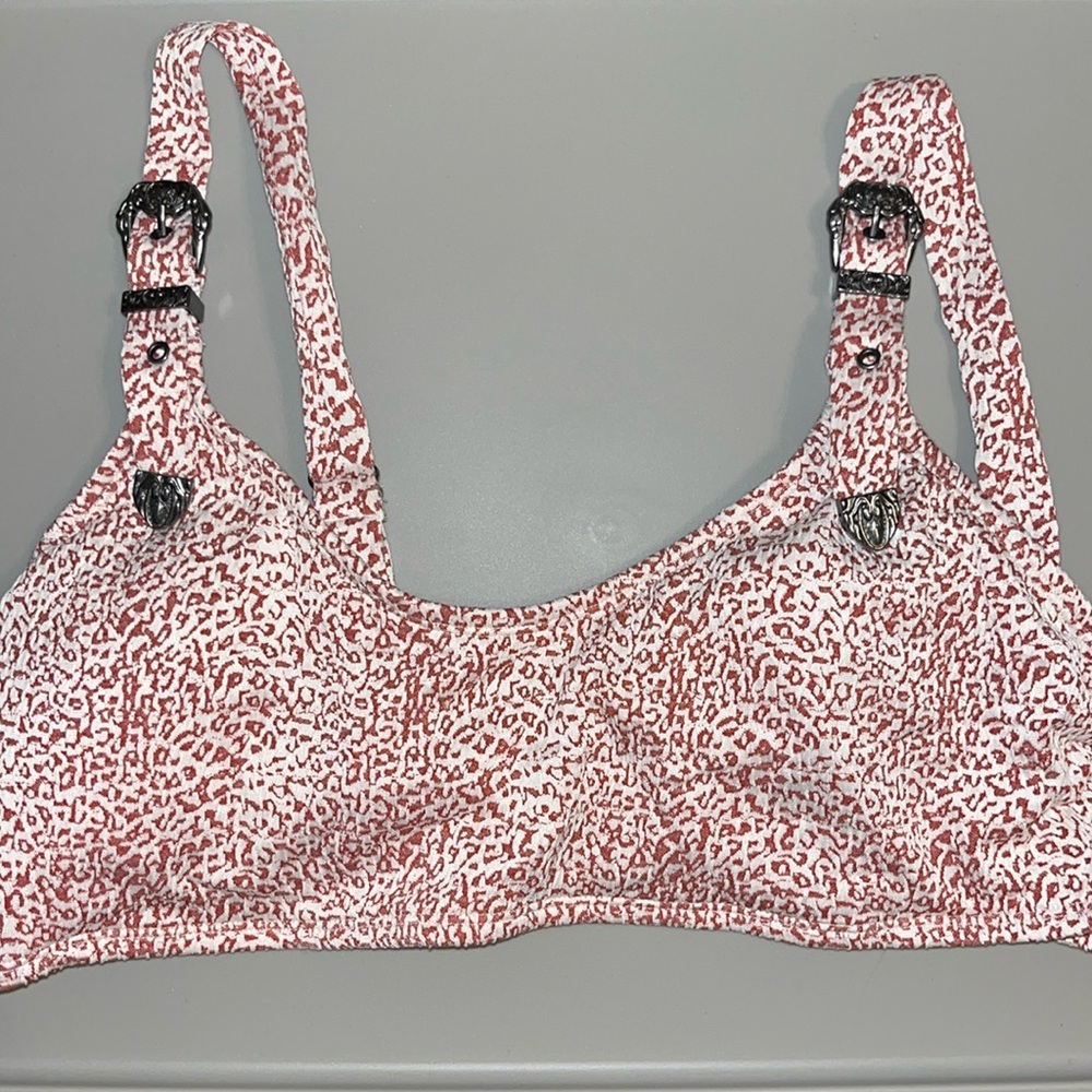 Xhilaration Orange Swim Top with Buckle Size XL